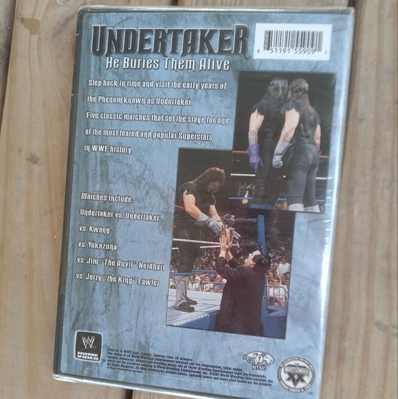 Undertaker: He Buries Them Alive DVD Mean Mark Callous World Wrestling WW - Picture 2 of 2